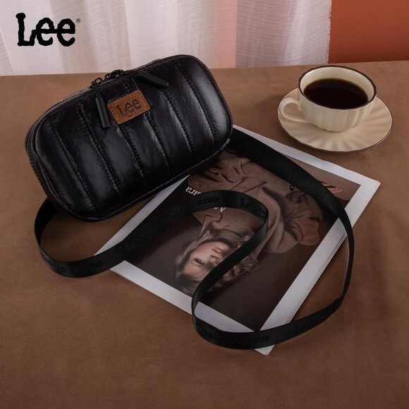 Elegant Quilted Crossbody Wallet Purse for Women - 8 Card Slots & Zipper Closure - Picture 3 of 6